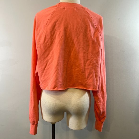 NWOT TREASURE & BOND Pink Crew Neck Raw Edge Sweater (M)‎ - Picture 3 of 8